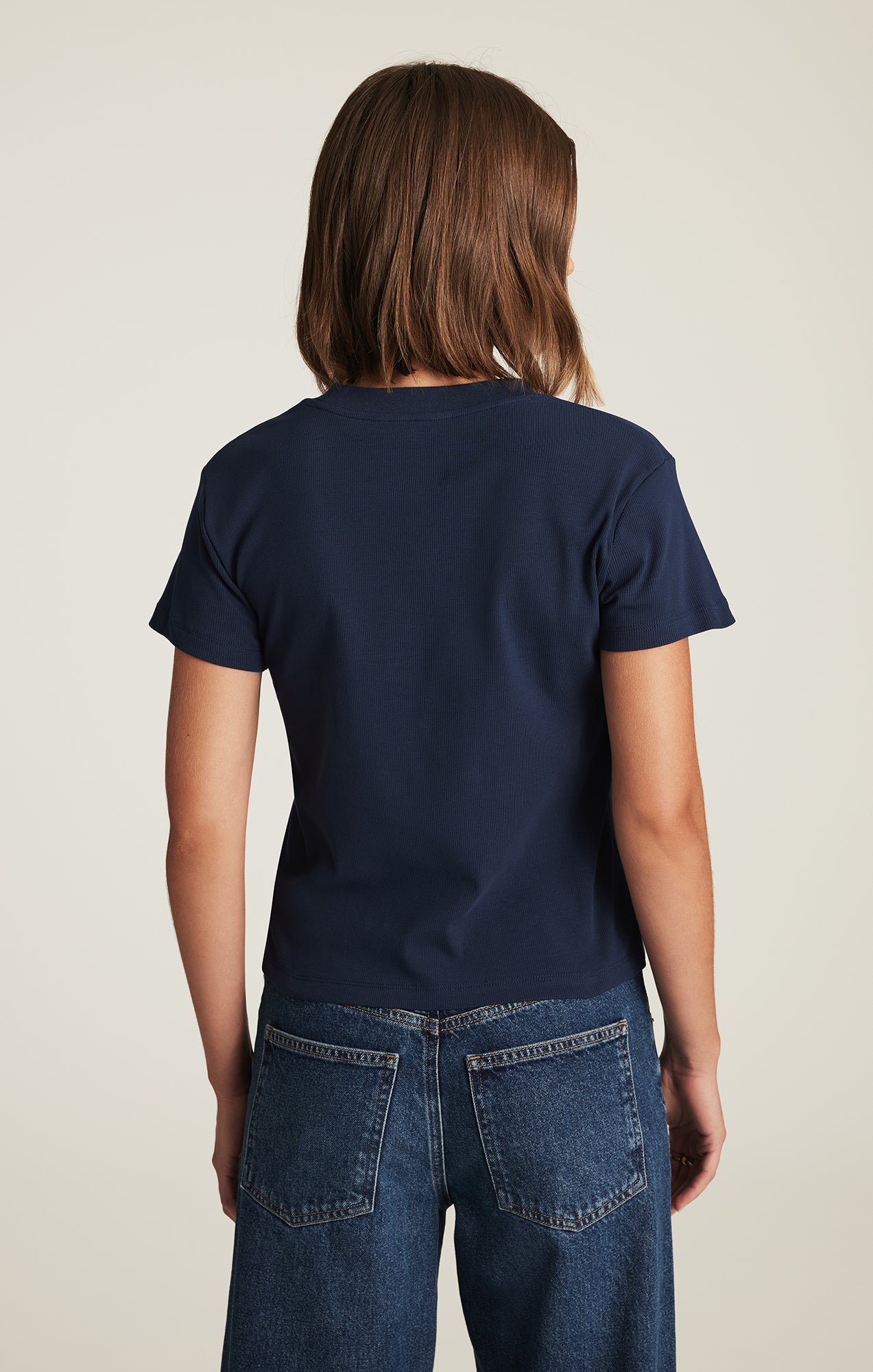 BASIC BABY T-SHIRT IN DRESS BLUES