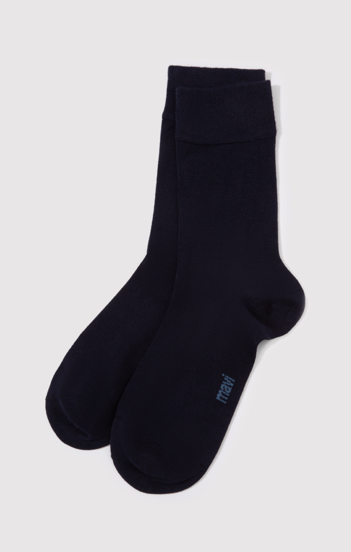 CREW SOCKS IN NAVY BLAZER