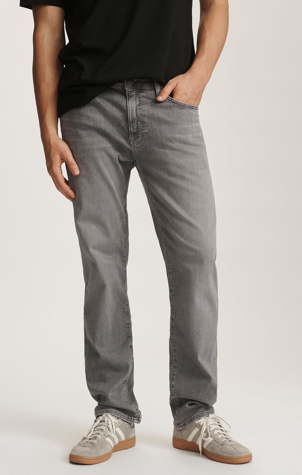 ZACH STRAIGHT LEG IN LIGHT SMOKE SUPERMOVE - Mavi Jeans