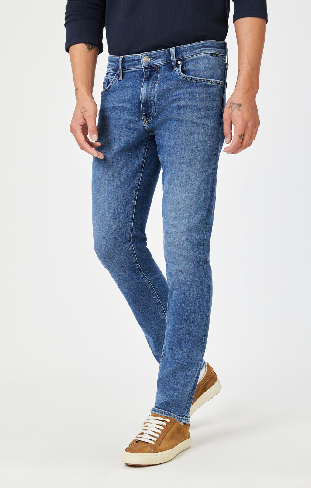 ZACH STRAIGHT LEG IN OCEAN ORGANIC VINTAGE - Mavi Jeans