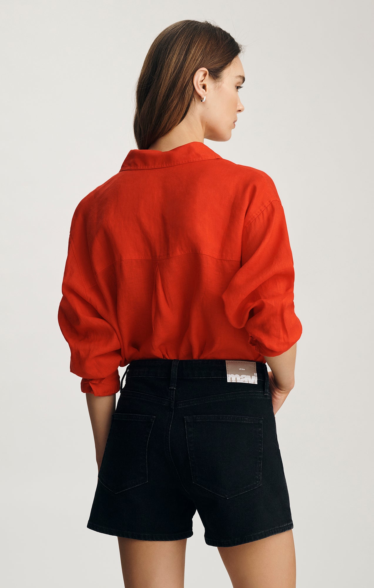 HEIDI SHORTS IN BLACK CLASSIC BLUE