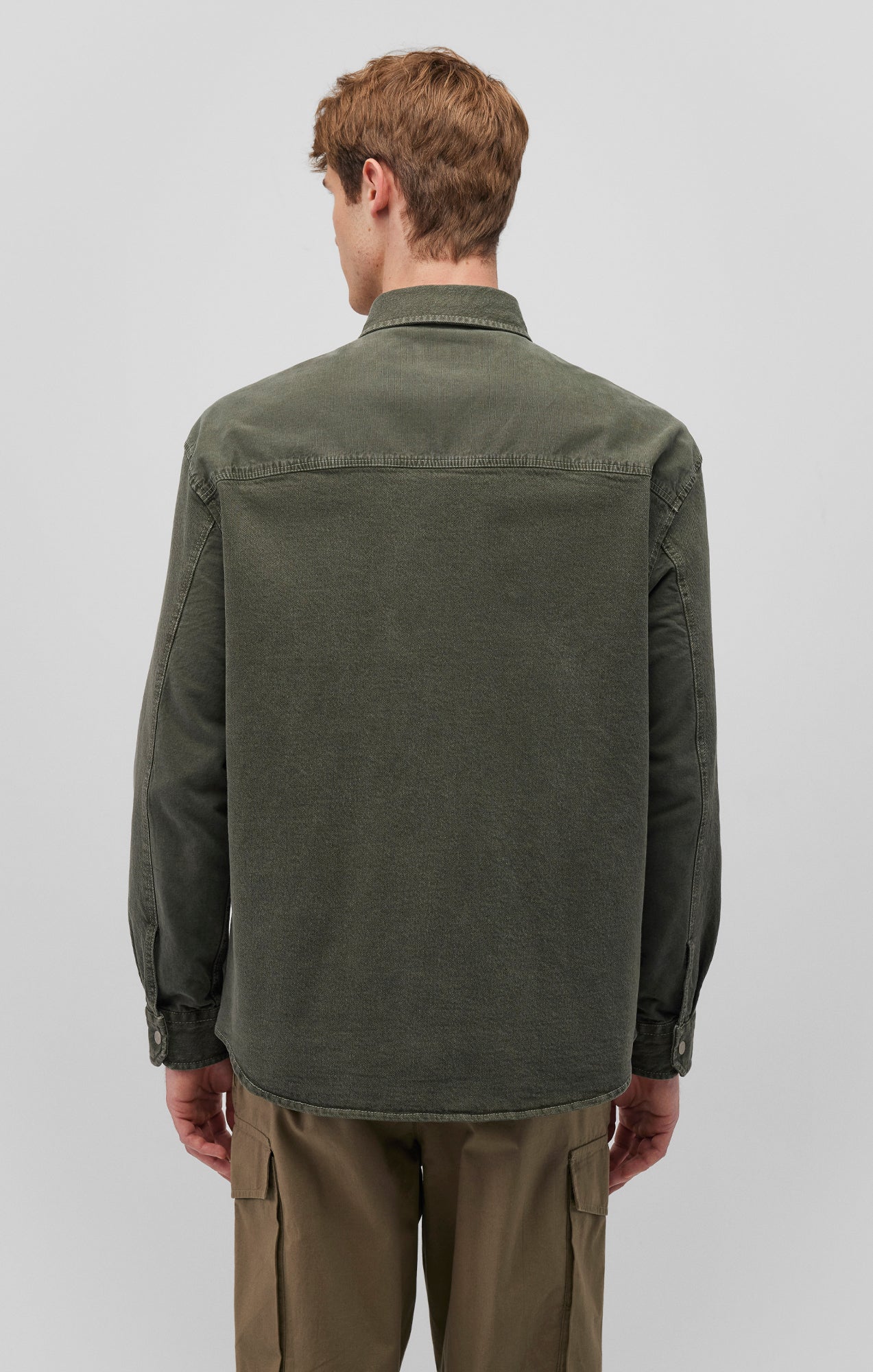 DOUBLE POCKET OVERSHIRT IN CLIMBING IVY - Mavi Jeans
