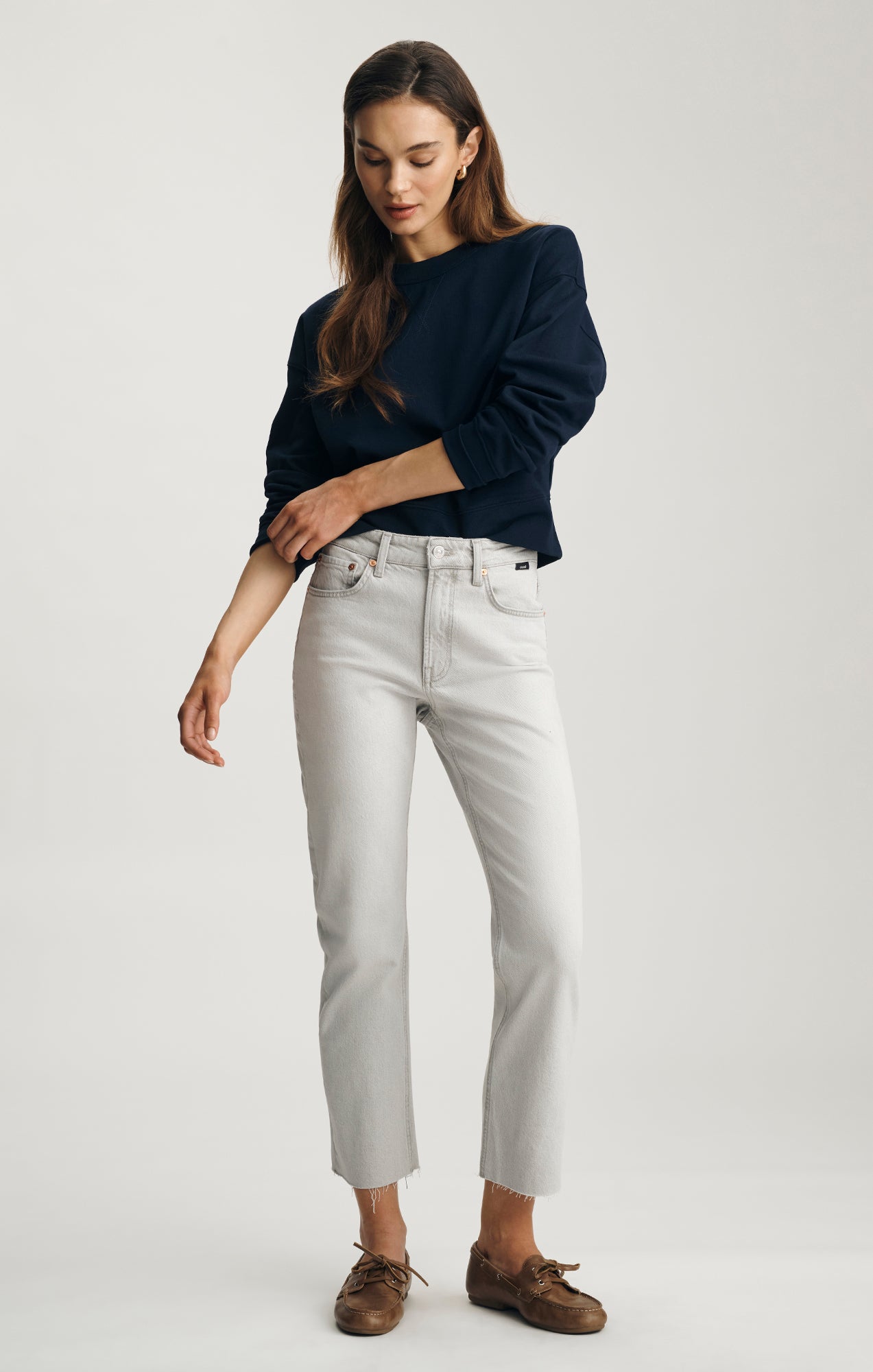 NEW YORK STRAIGHT LEG IN ICE GREY CLASSIC BLUE