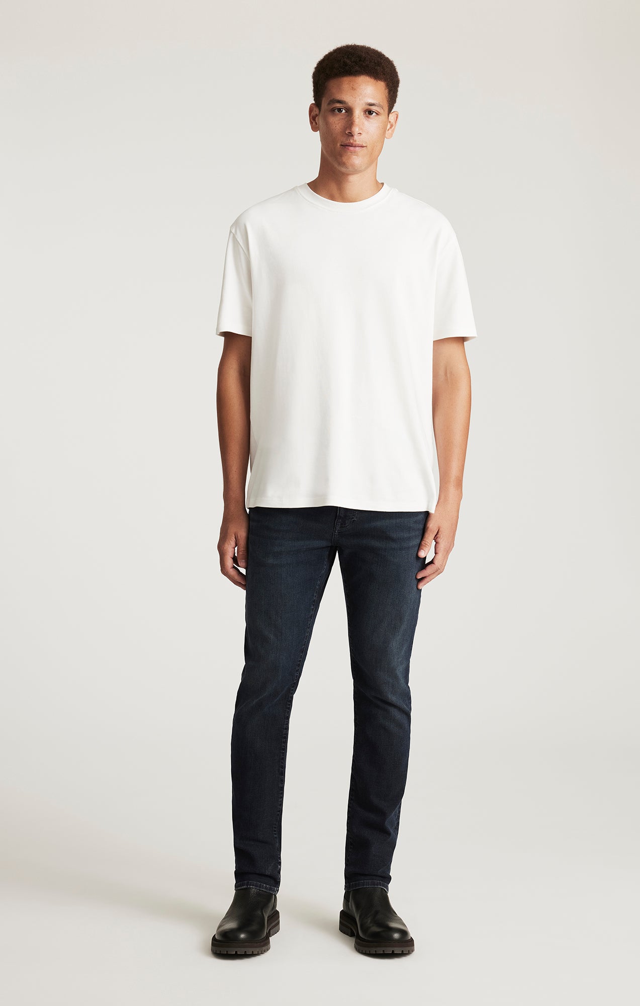 MAVI LOGO T-SHIRT IN COCONUT MILK - Mavi Jeans