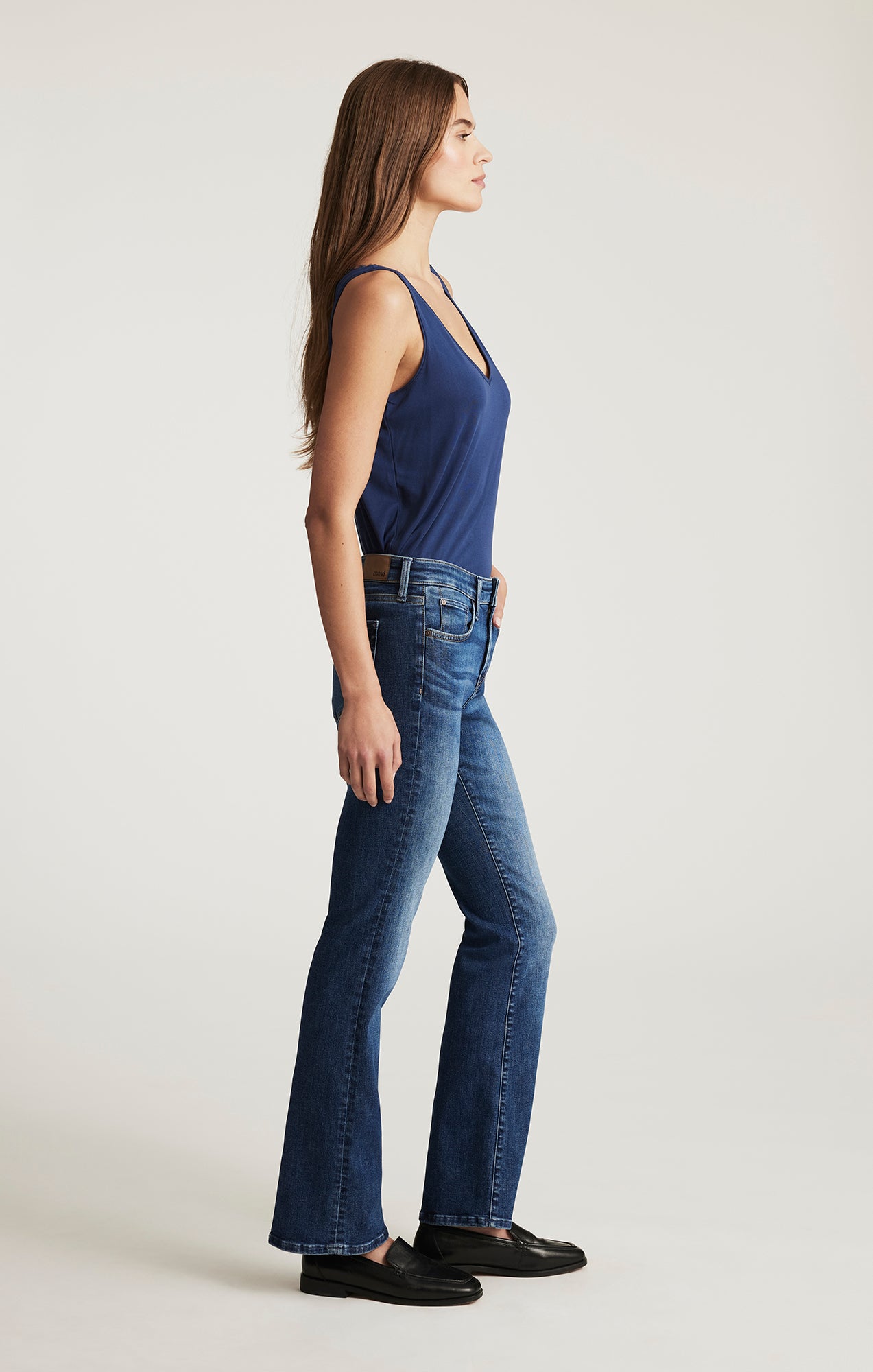 VICKY BOOTCUT IN DARK BRUSHED FLEX BLUE - Mavi Jeans