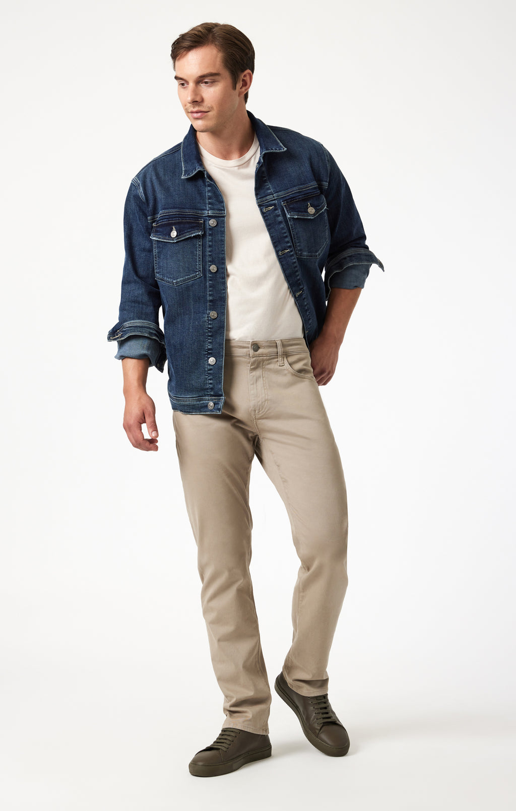 ZACH STRAIGHT LEG IN SAND CASUAL TWILL - Mavi Jeans