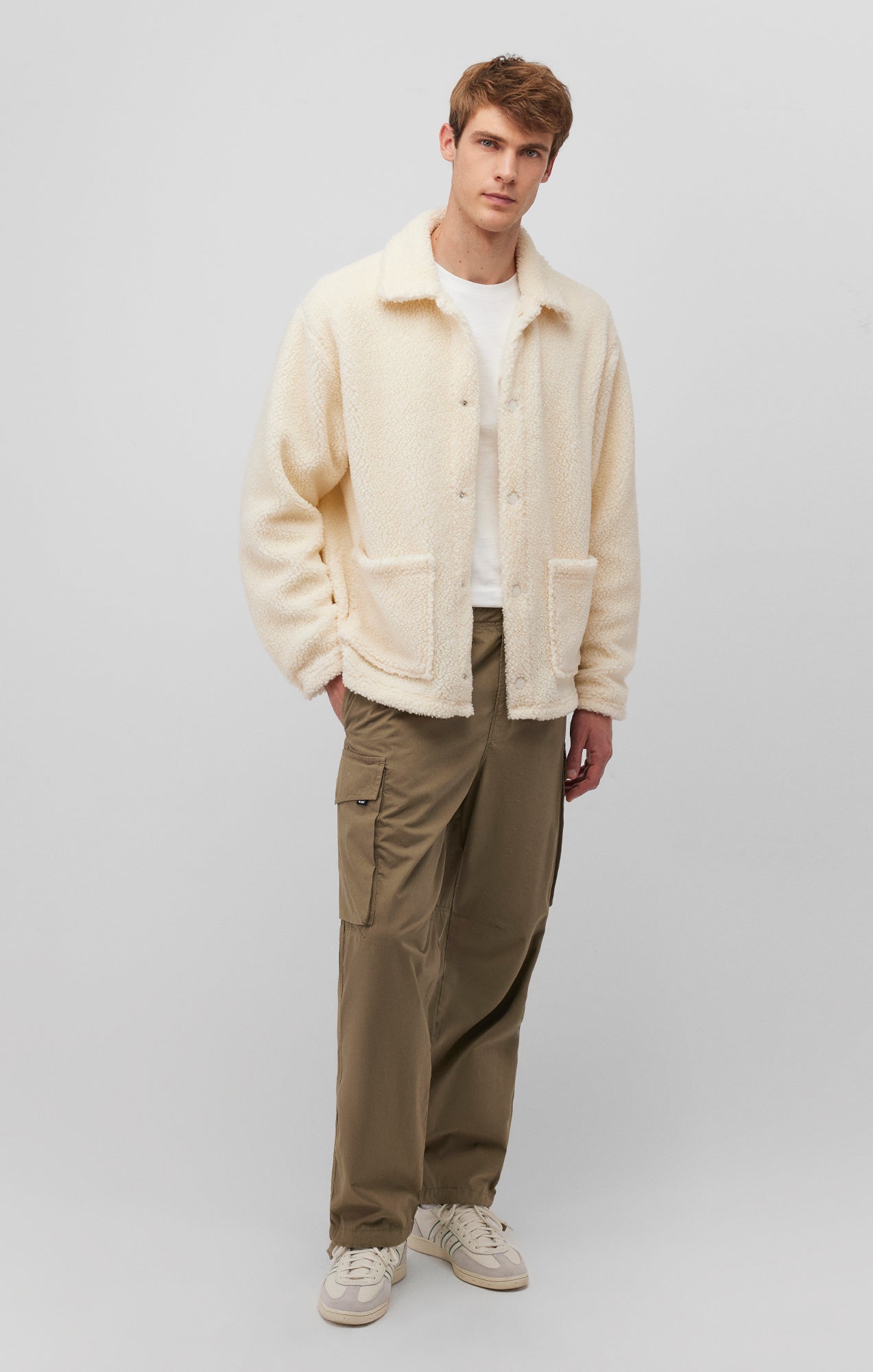 DOUBLE POCKET CARGO PANTS IN COVERT GREEN - Mavi Jeans