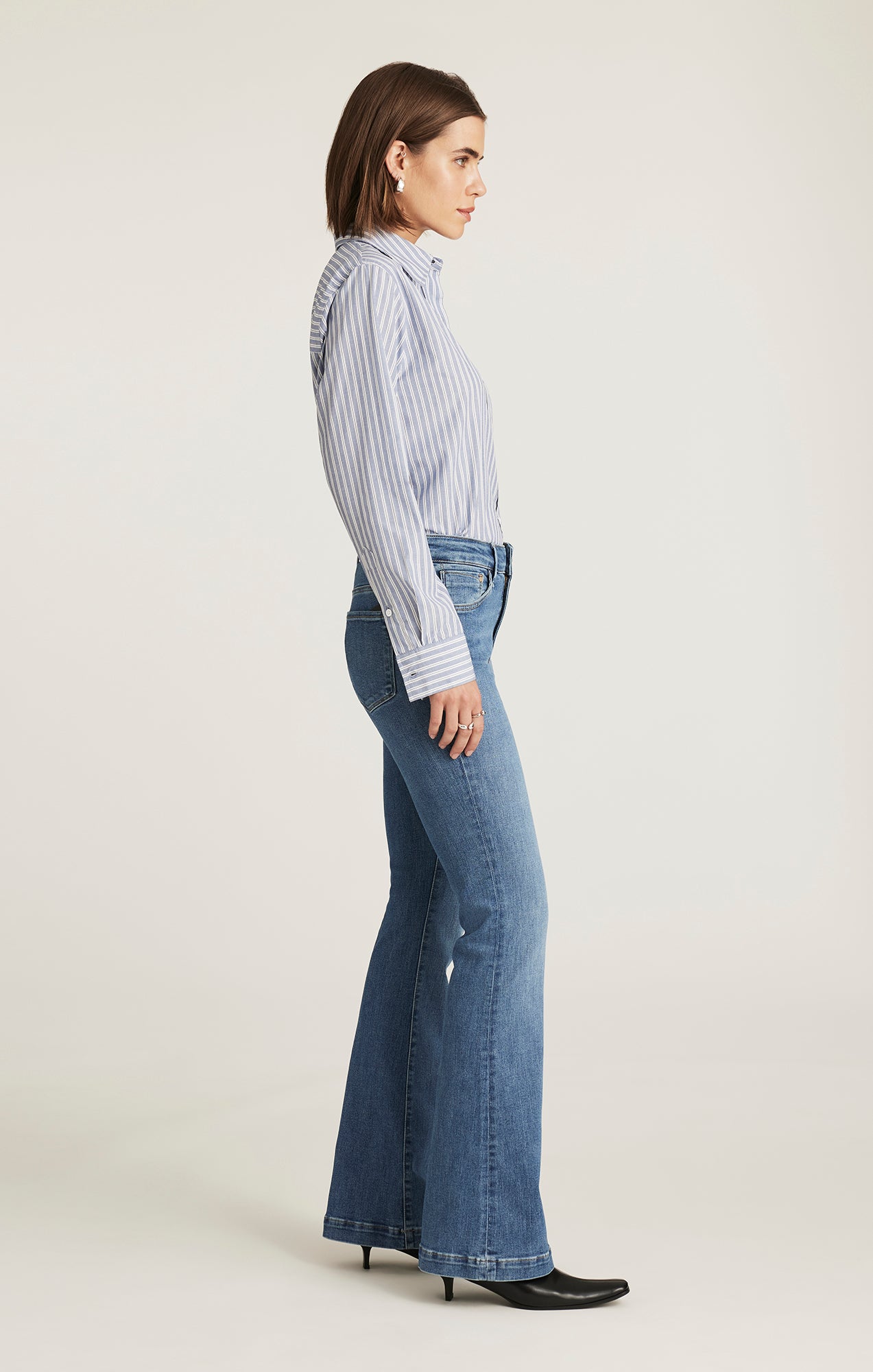 SYDNEY FLARE IN MID VINTAGE GOLD PREMIUM - Mavi Jeans