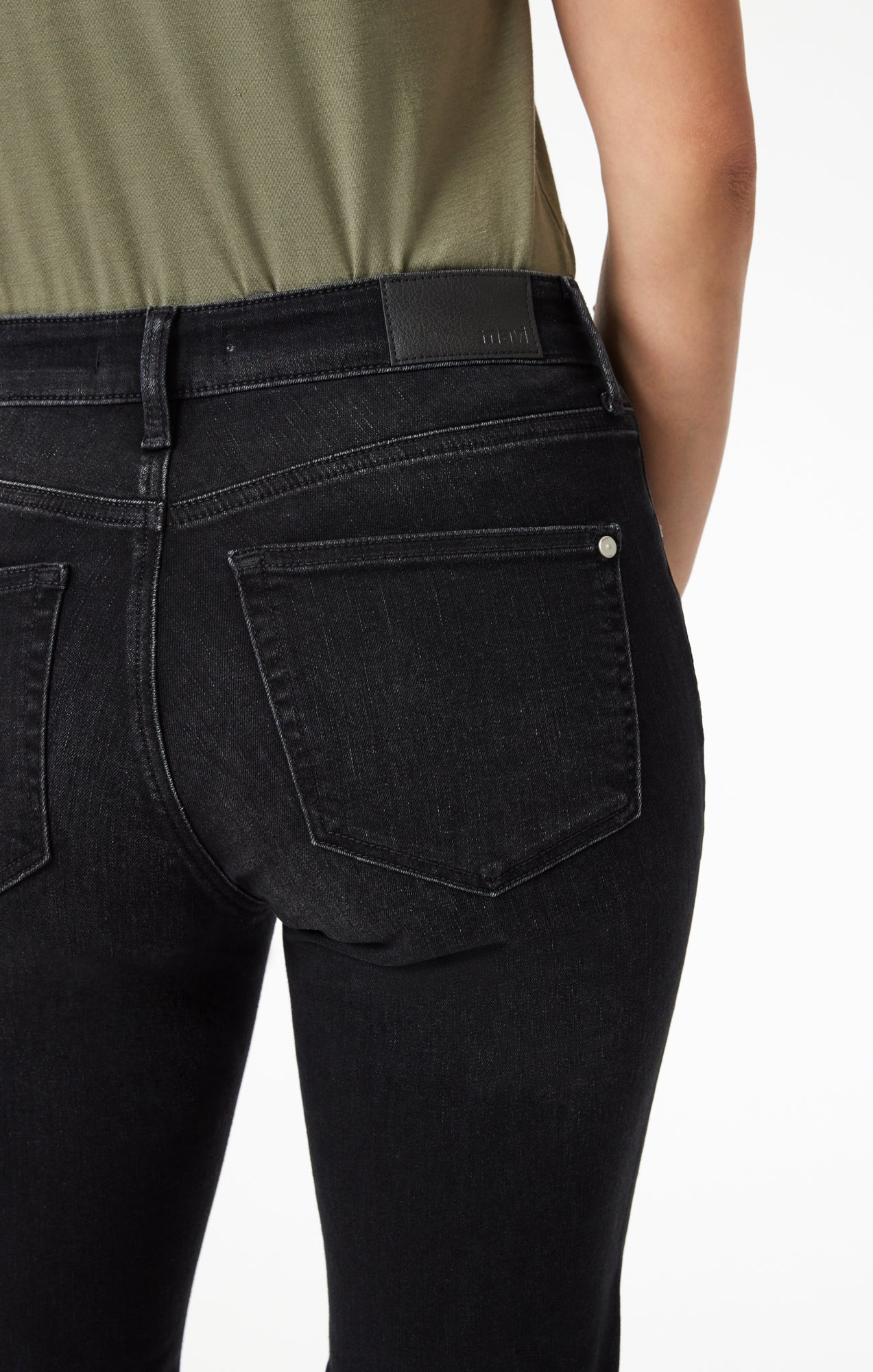 MOLLY BOOTCUT IN SMOKE BRUSHED FEATHER BLUE - Mavi Jeans