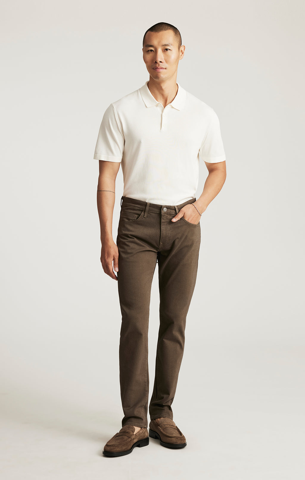 MARCUS SLIM STRAIGHT LEG IN BROWN ATHLETIC - Mavi Jeans