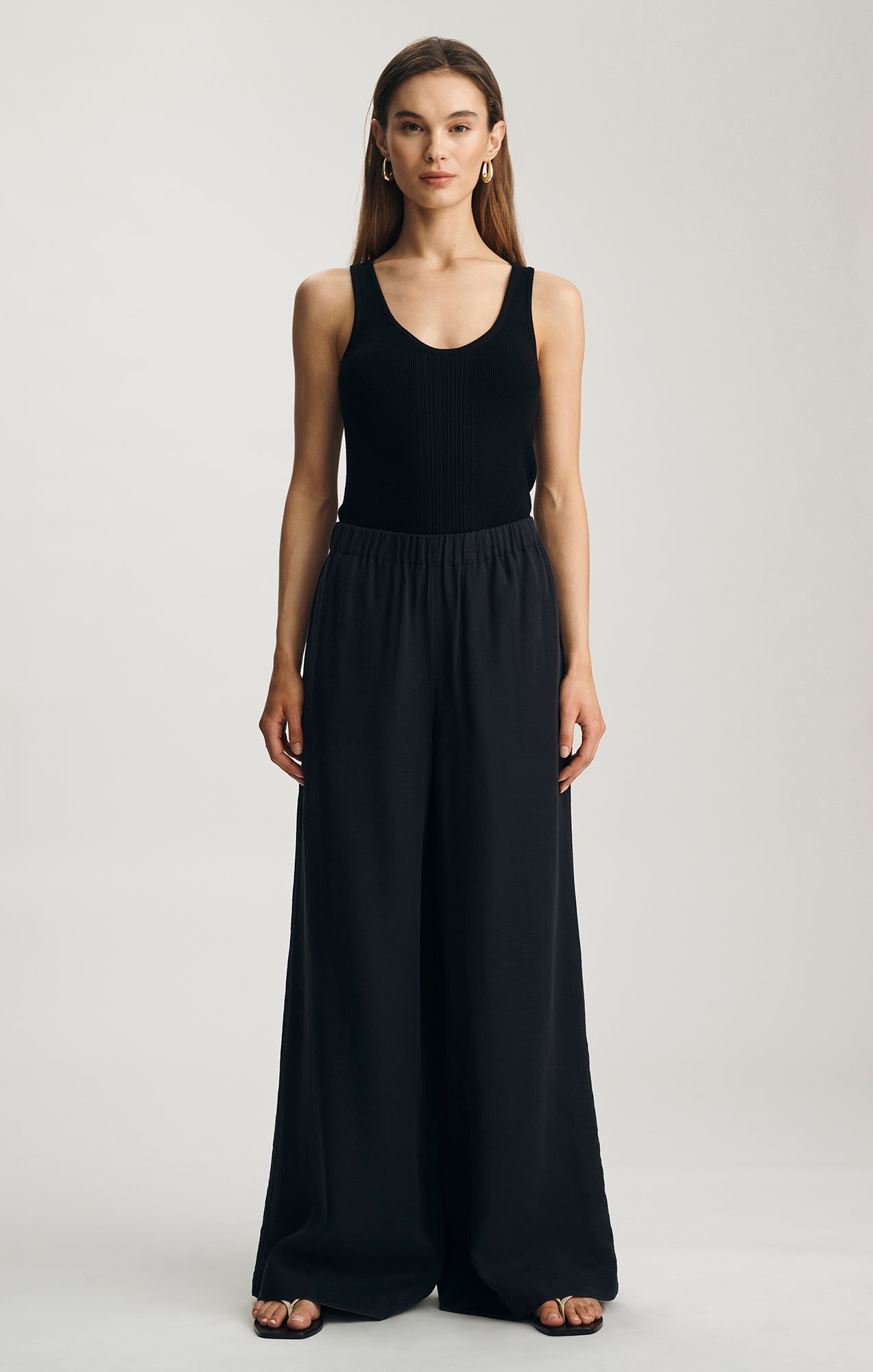 LUXE TOUCH PANTS IN BLACK - Mavi Jeans