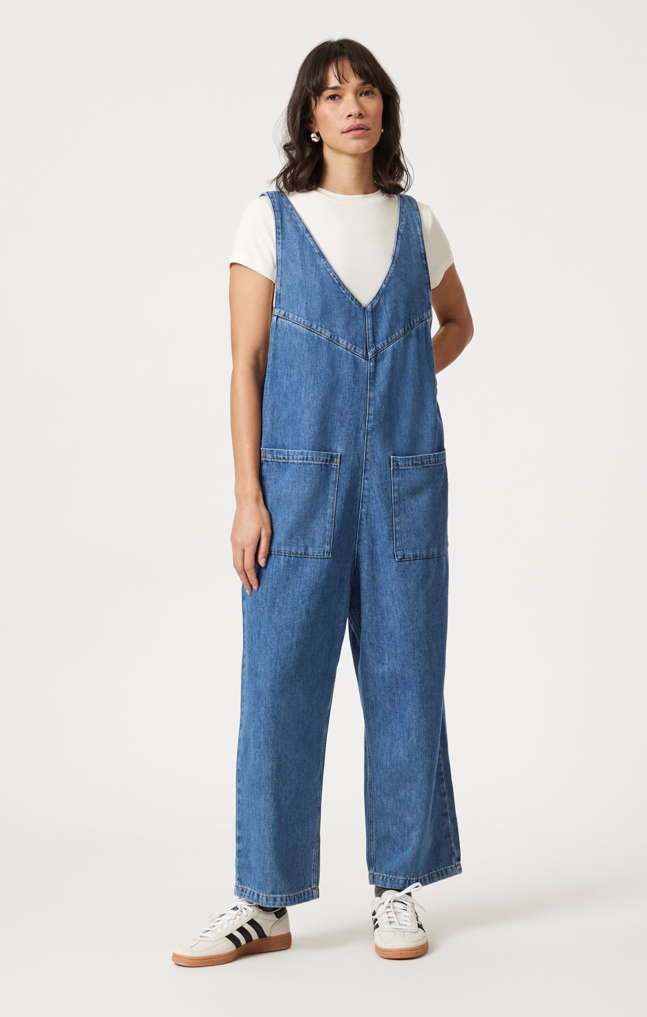 MYRA ROMPER IN MID BLUE WELL BLUE - Mavi Jeans