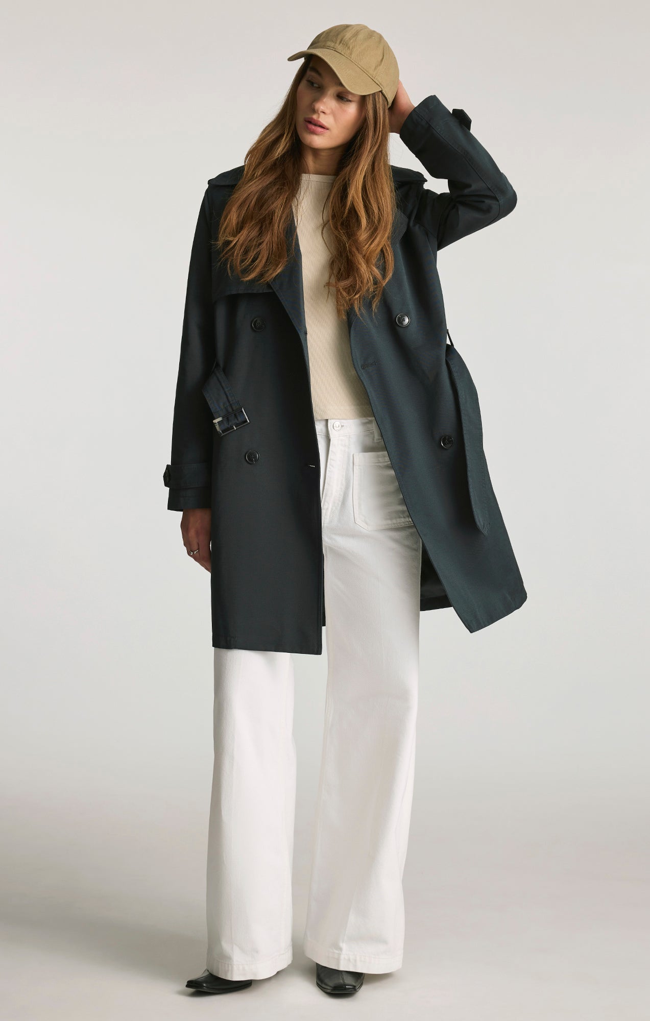 CHRISTINE WIDE LEG IN WHITE CLASSIC DENIM