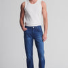 MATT RELAXED STRAIGHT LEG IN DEEP BRUSHED FEATHER BLUE - Mavi Jeans