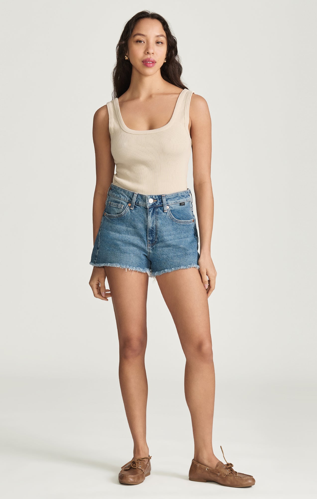 ROSIE BOYFRIEND SHORTS IN DARK 90'S - Mavi Jeans