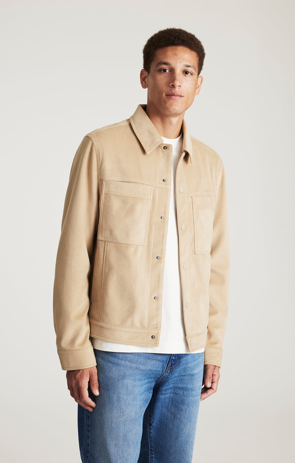 CORDUROY HARRINGTON JACKET IN CROCKERY - Mavi Jeans