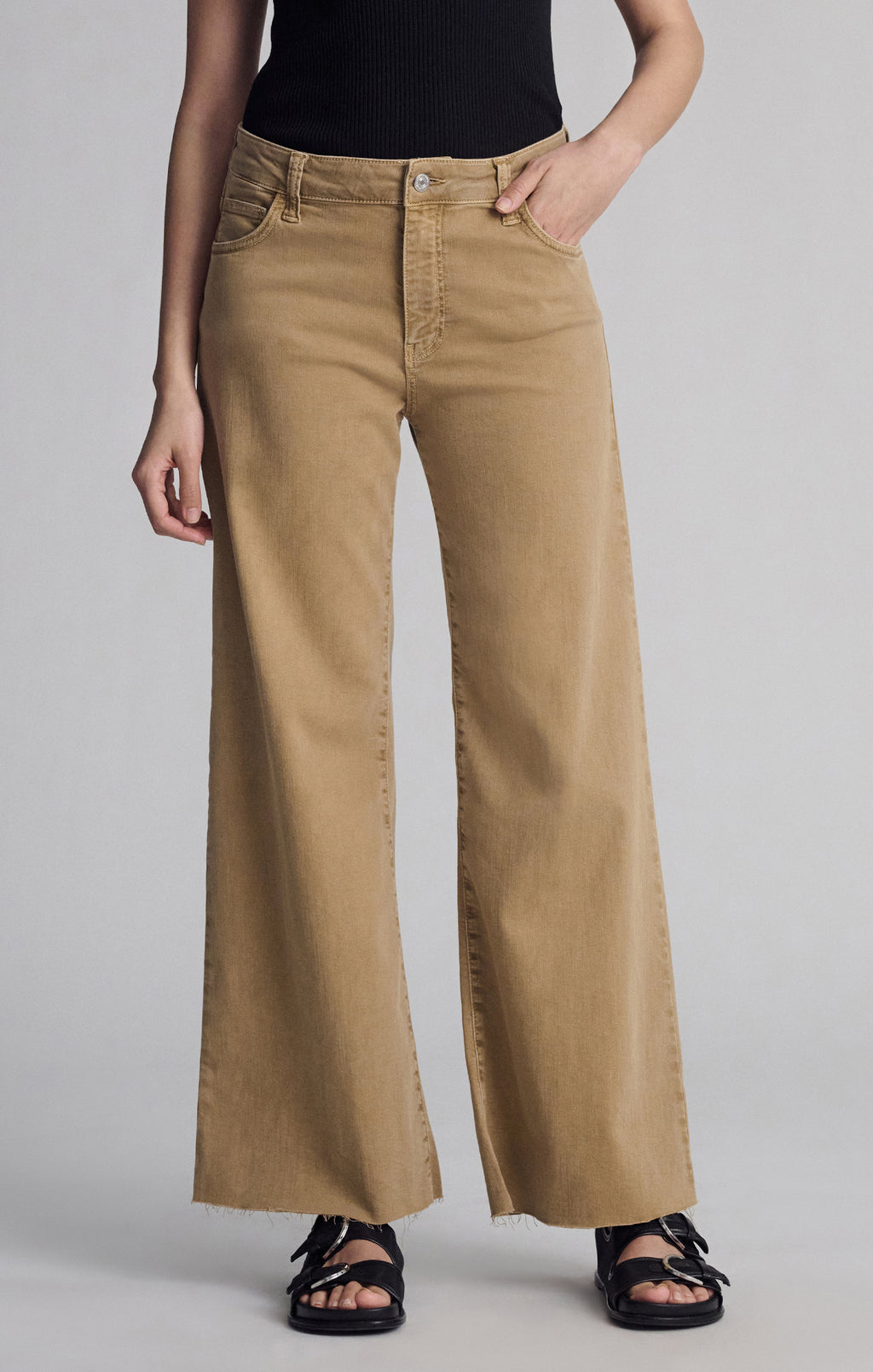 PALOMA WIDE LEG IN LIGHT CAMEL FLEX BLUE - Mavi Jeans
