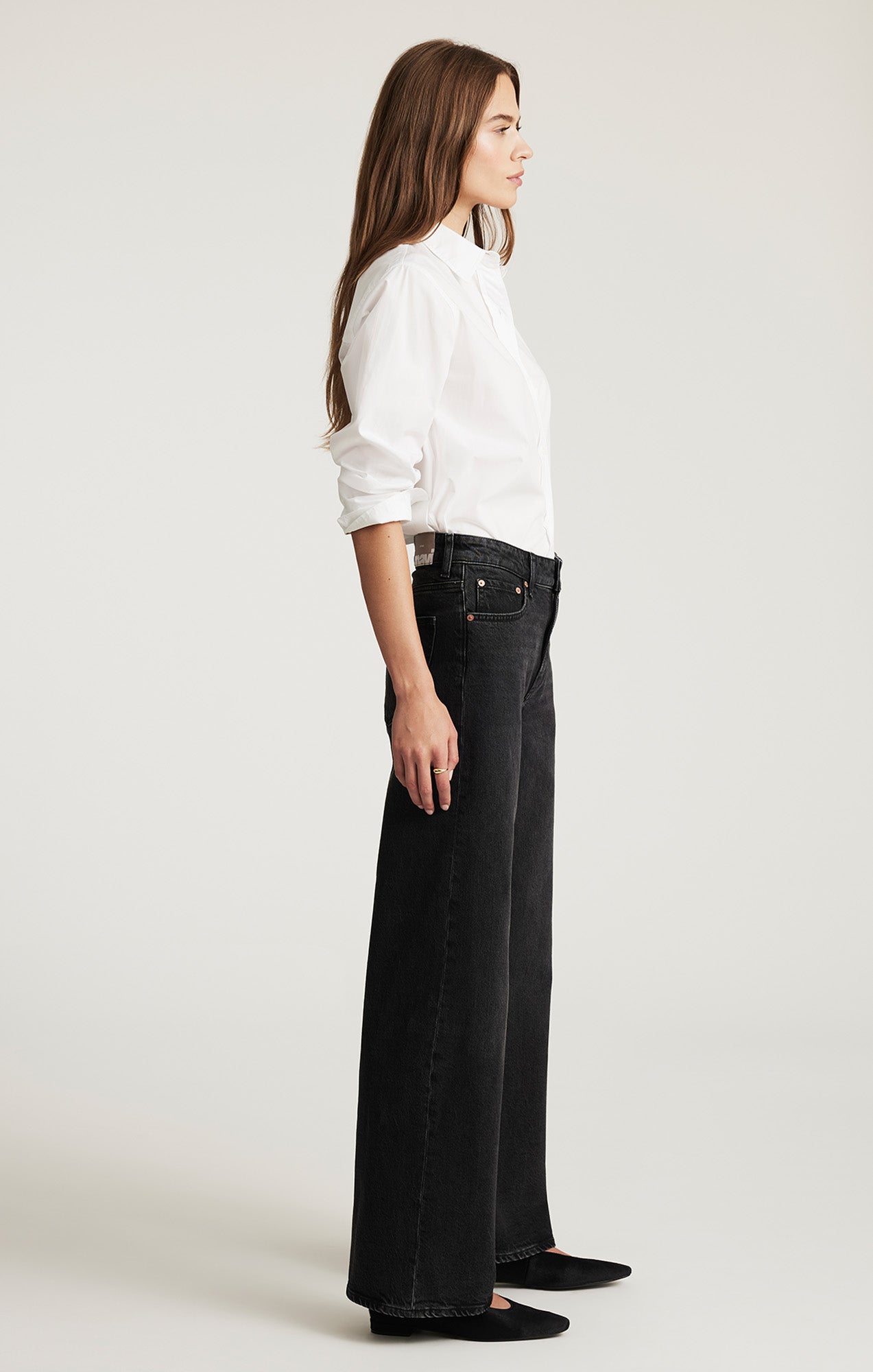 FLORIDA WIDE LEG IN DARK SMOKE CLASSIC BLUE - Mavi Jeans