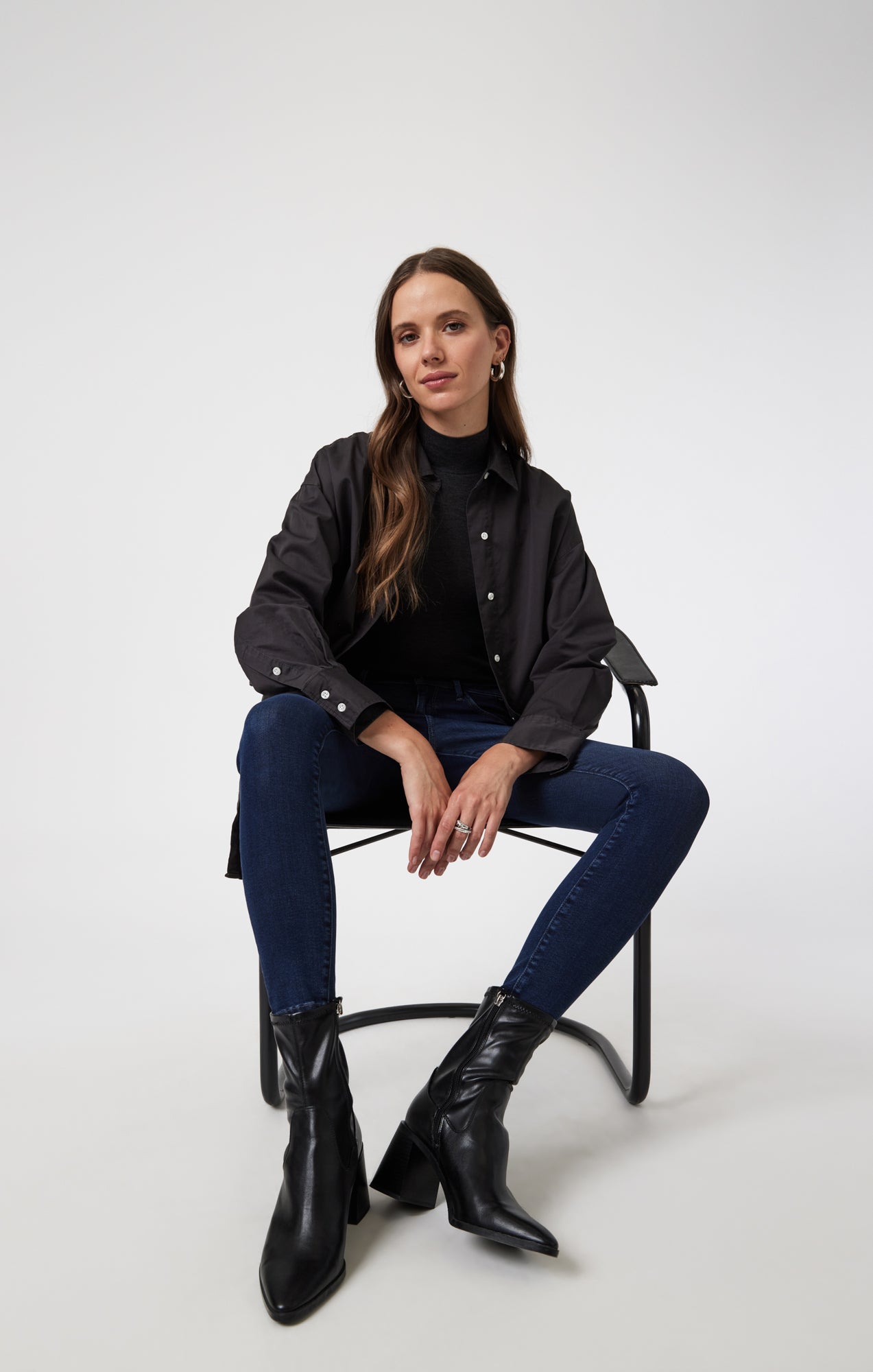 TESS SKINNY IN DARK BLUE SUPERSOFT - Mavi Jeans