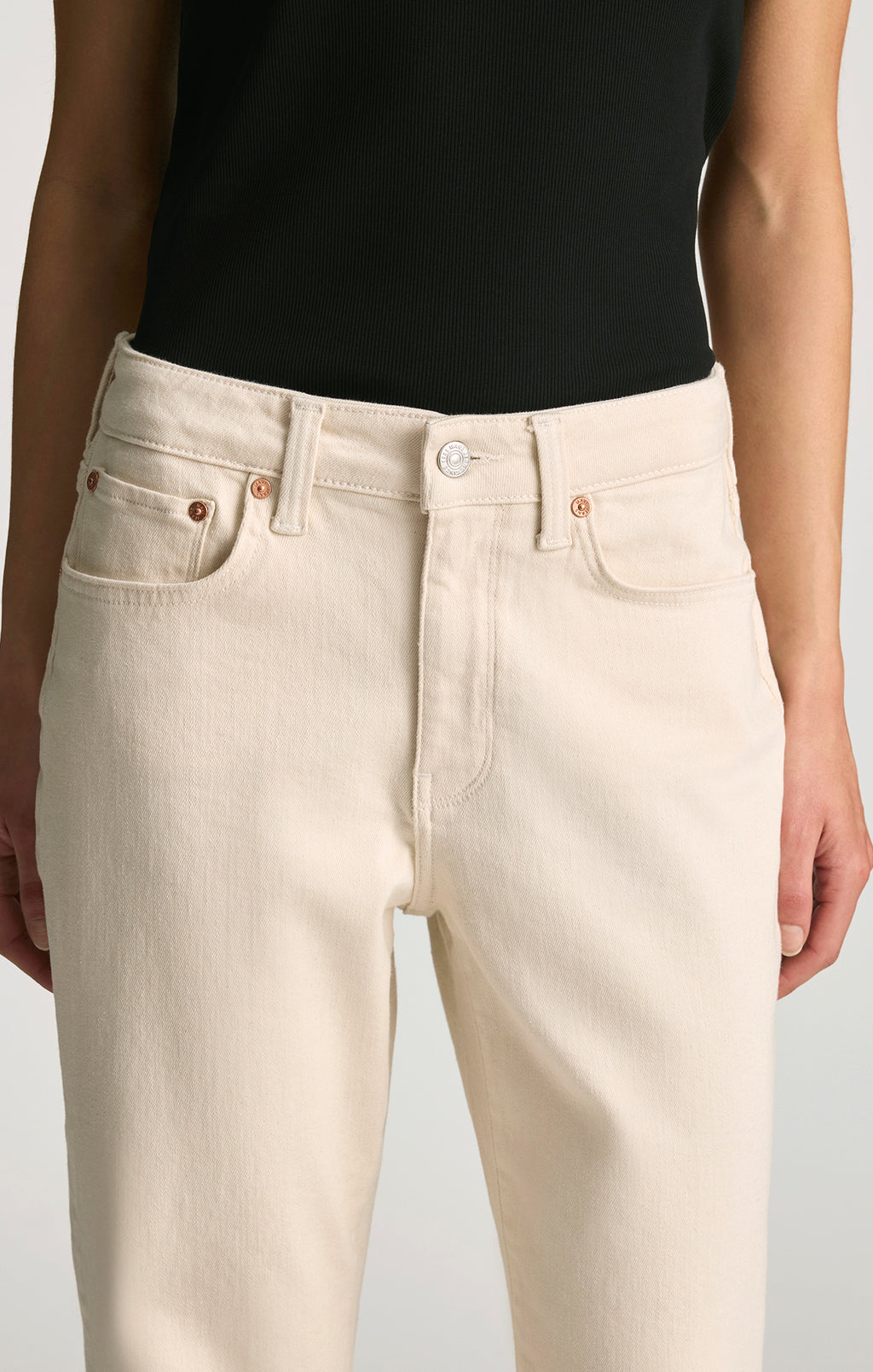 NEW YORK STRAIGHT LEG IN NATURAL ECRU DENIM - Mavi Jeans