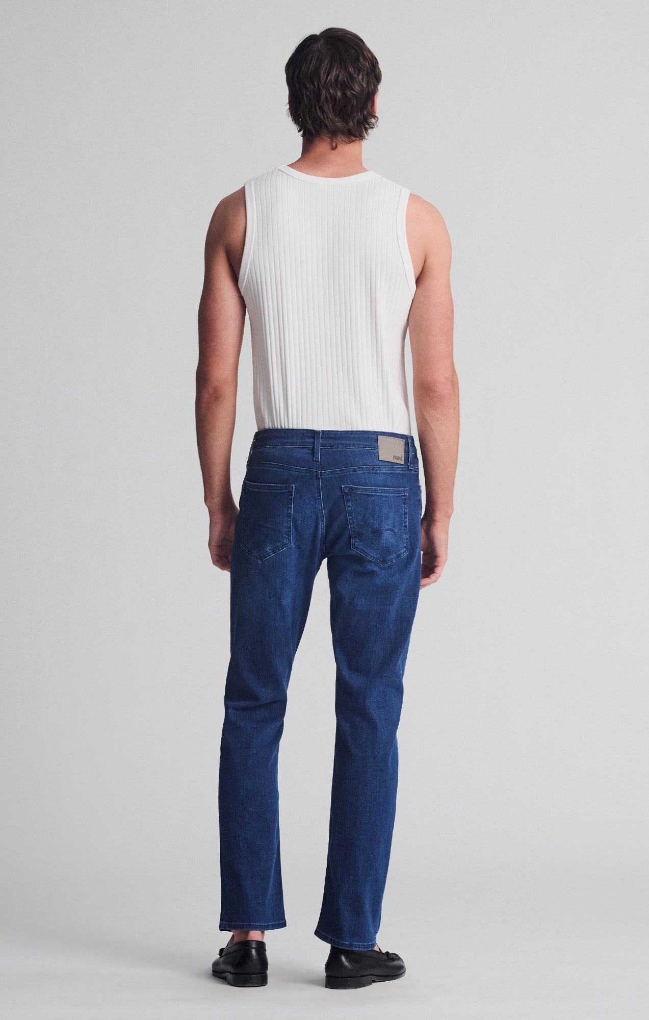 MATT RELAXED STRAIGHT LEG IN DEEP BRUSHED FEATHER BLUE - Mavi Jeans