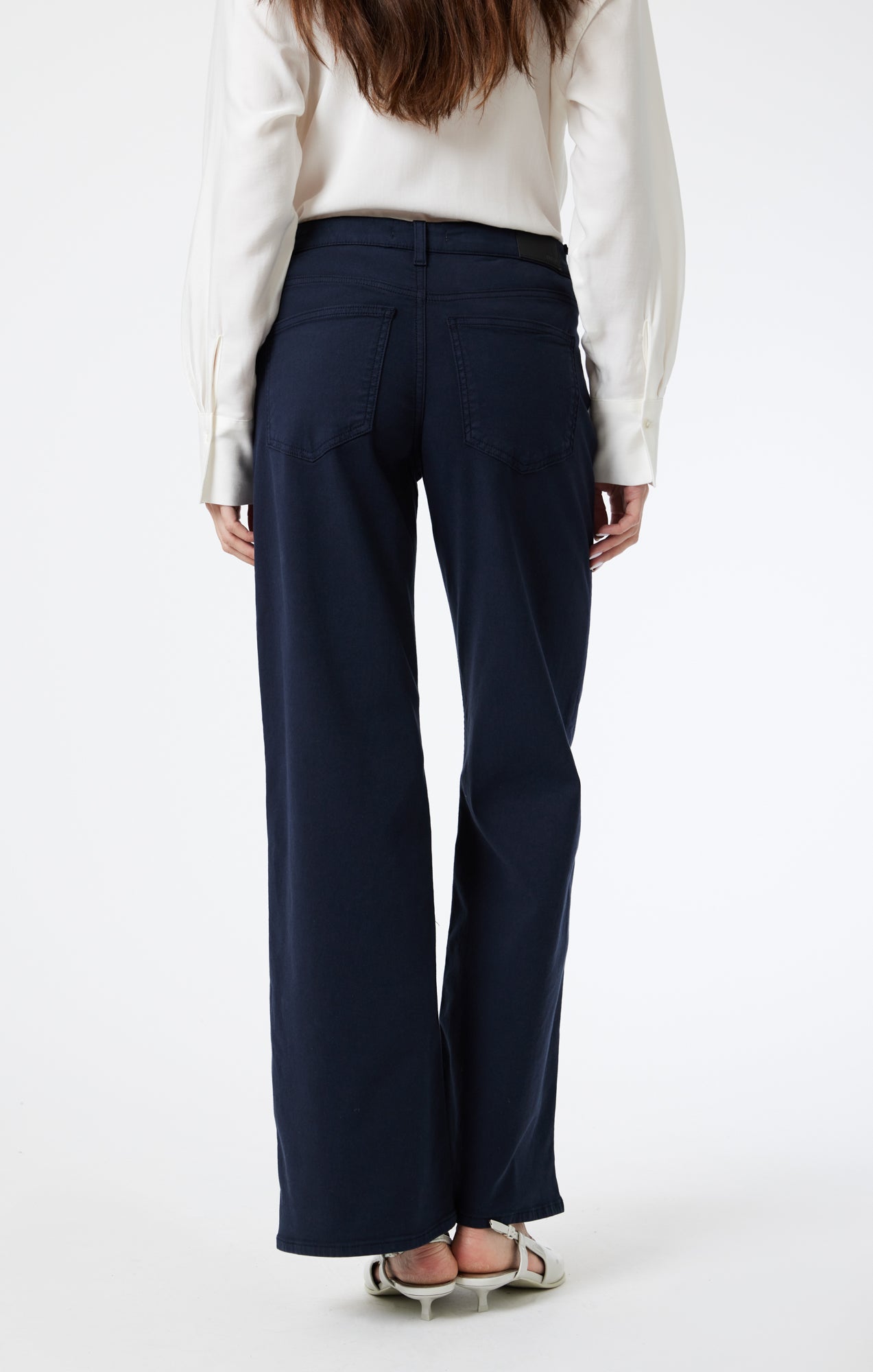 ALENA WIDE LEG IN MIDNIGHT LUXE TWILL - Mavi Jeans