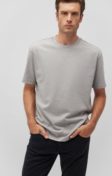マルティニークTシャツロゴグレー