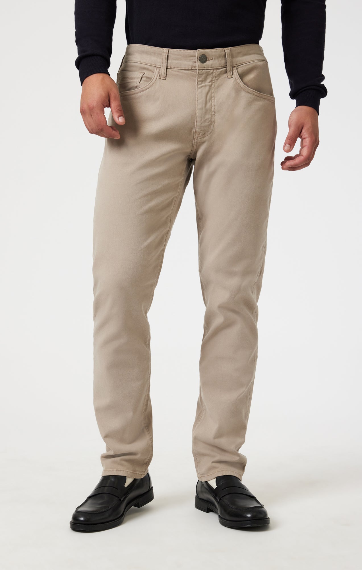 MARCUS SLIM STRAIGHT LEG IN LATTE LUXE TWILL - Mavi Jeans