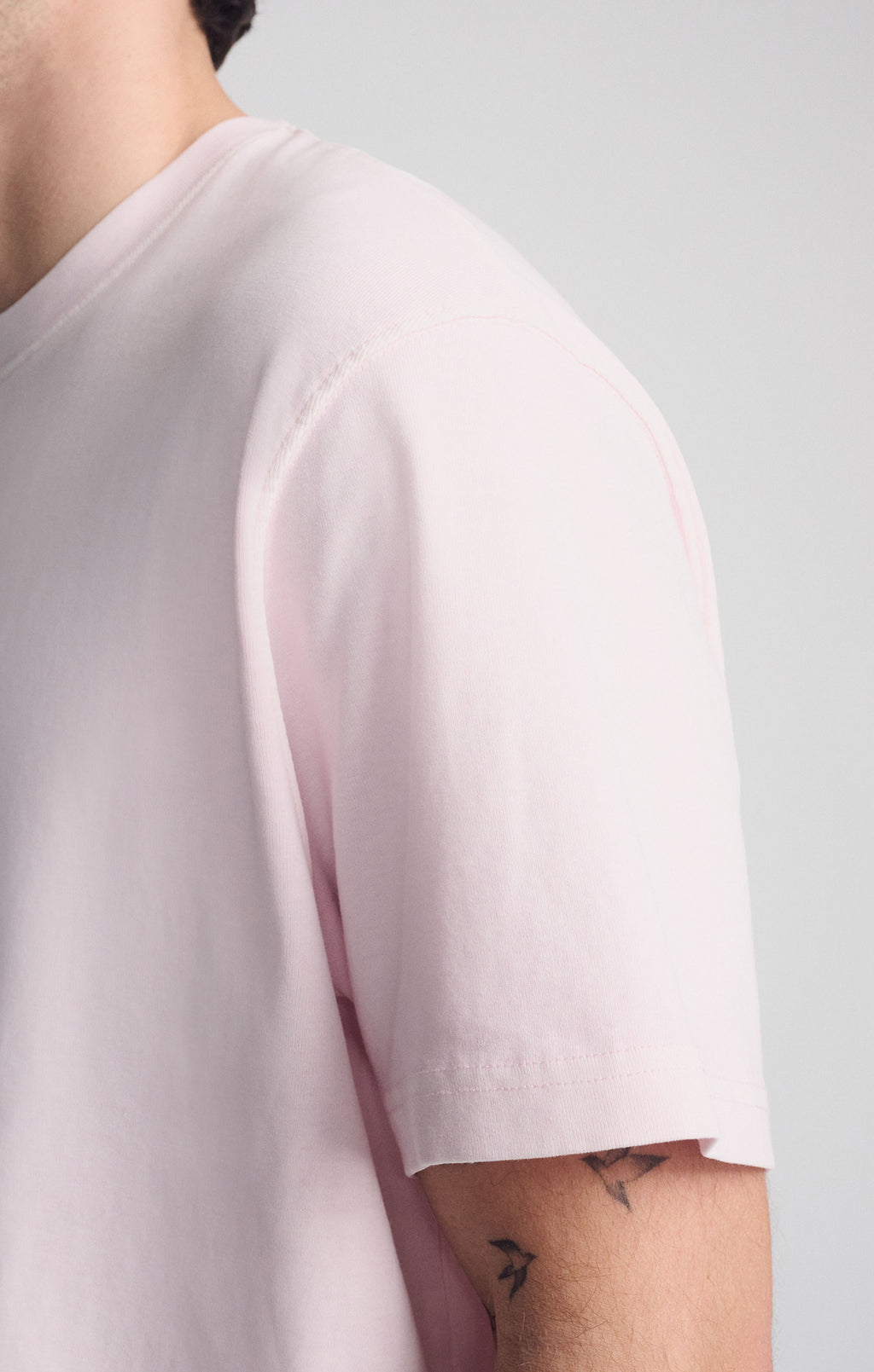 SHORT SLEEVE CREW NECK T-SHIRT IN SHRINKING VIOLET - Mavi Jeans