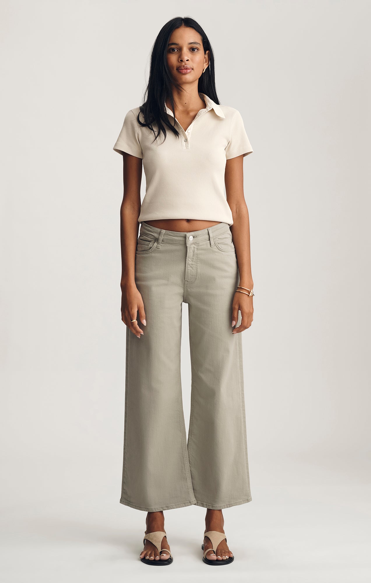 PALOMA WIDE LEG IN DESERT SAGE FLEX BLUE