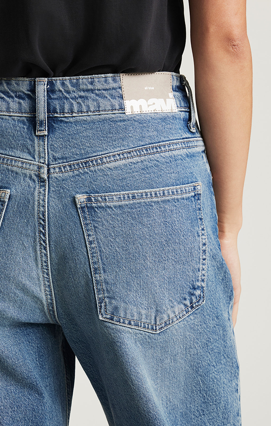 FLORIDA WIDE LEG IN DARK USED CLASSIC BLUE - Mavi Jeans