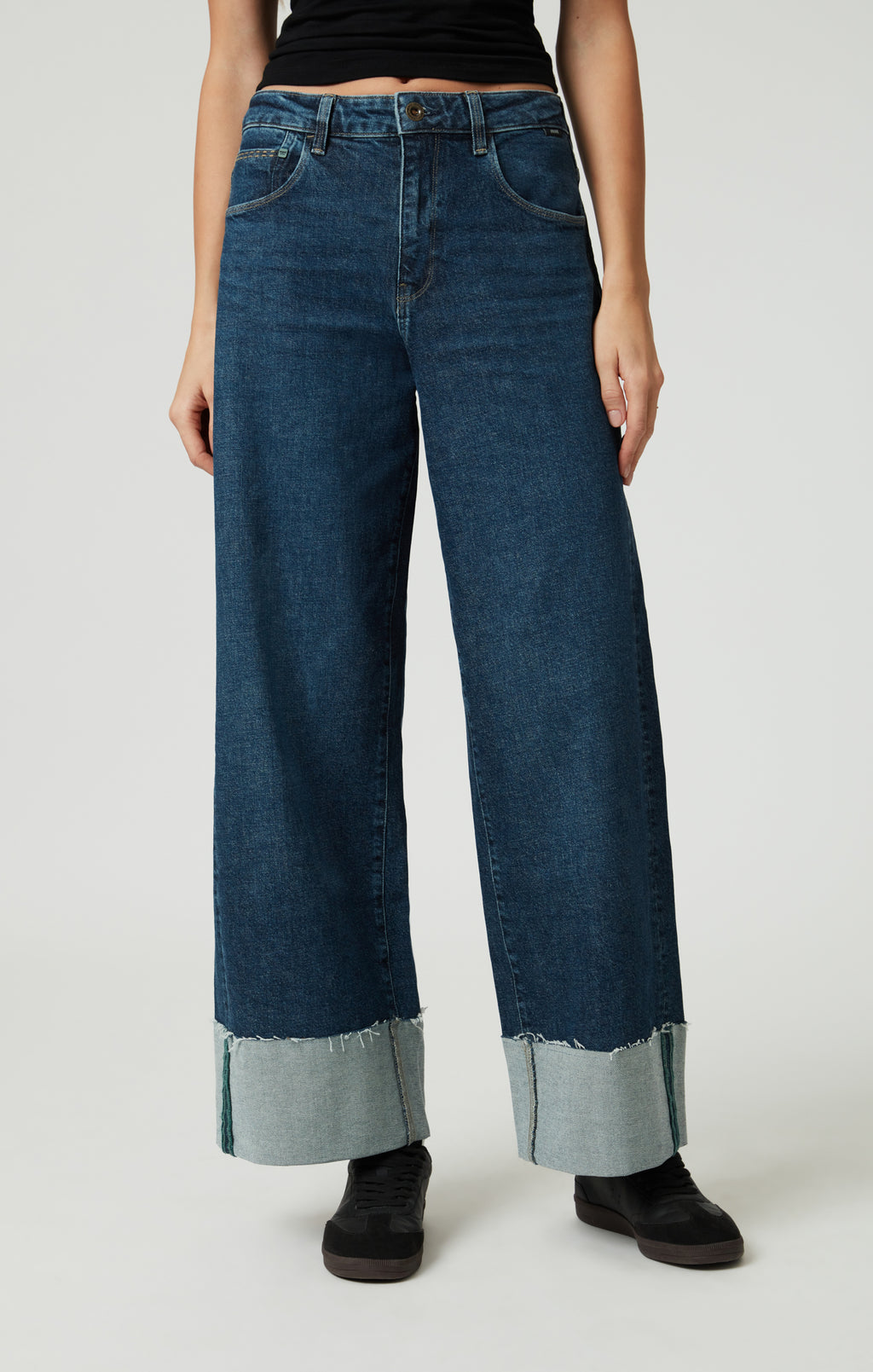 CATHY WIDE LEG IN DARK BLUE DENIM - Mavi Jeans