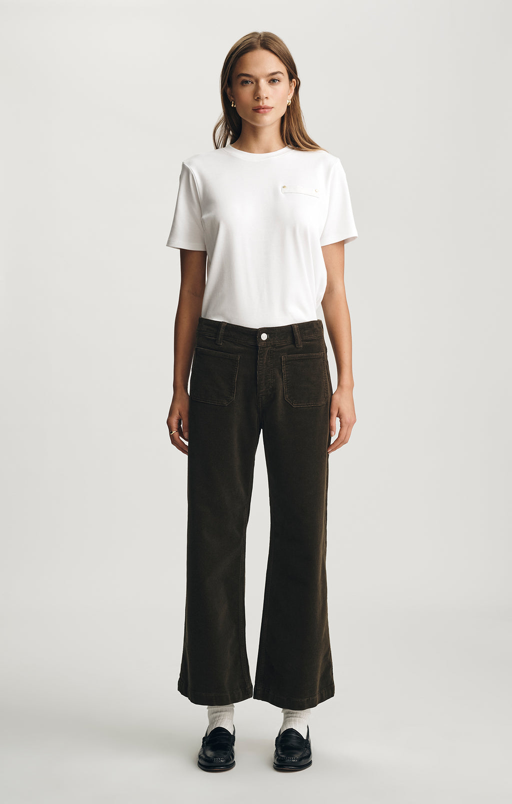 PALOMA MARINE WIDE LEG IN DOLLAR BILL CORD - Mavi Jeans