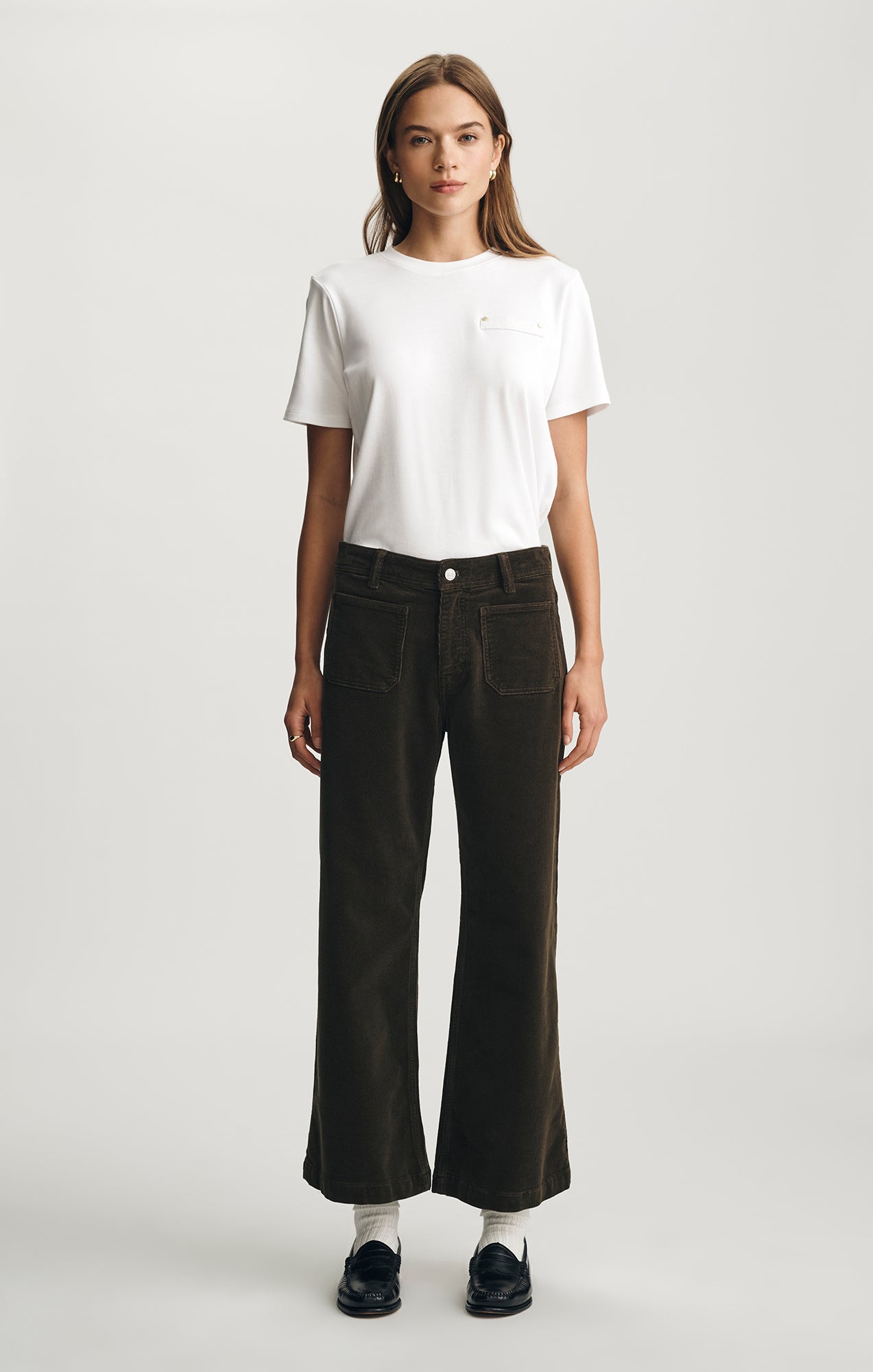 PALOMA MARINE WIDE LEG IN DOLLAR BILL CORD - Mavi Jeans