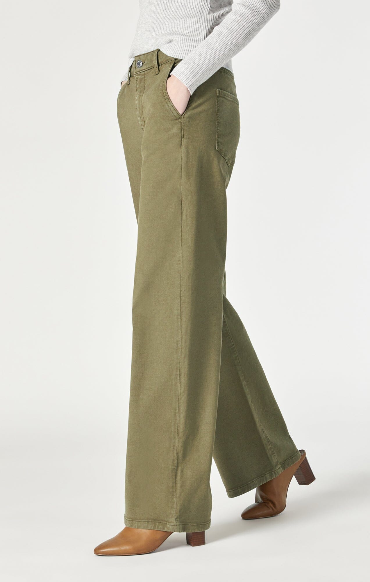 Women's twill khaki on sale pants