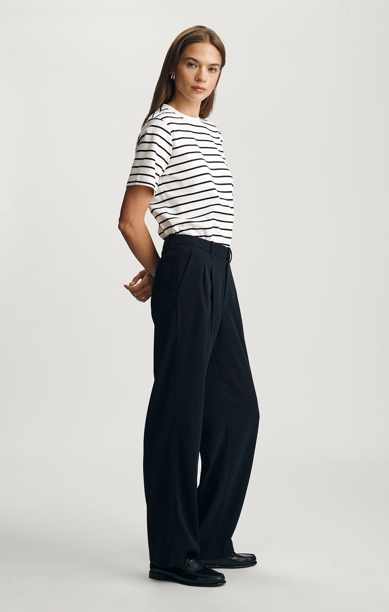 EDITION STRAIGHT LEG PANTS IN DARK NAVY - Mavi Jeans