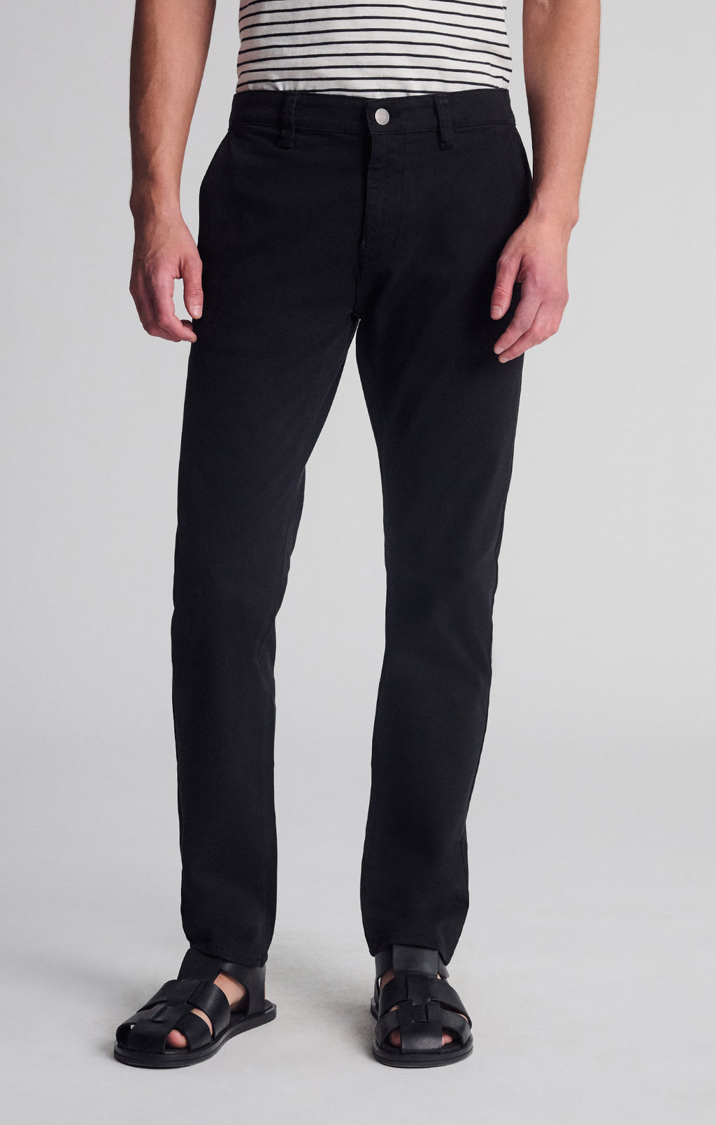 MILTON SLIM STRAIGHT CHINO IN BLACK CASUAL TWILL - Mavi Jeans