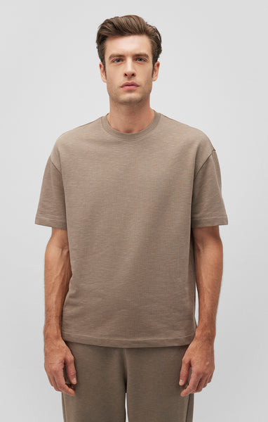 Tシャツ・カットソー MD75 SHORT SLEEVE ROUND NECK PULLOVER (MD9223 BASIC BLUE) MD75 Short sleeve round neck pullover - Blue - Men | MD9223BASIC