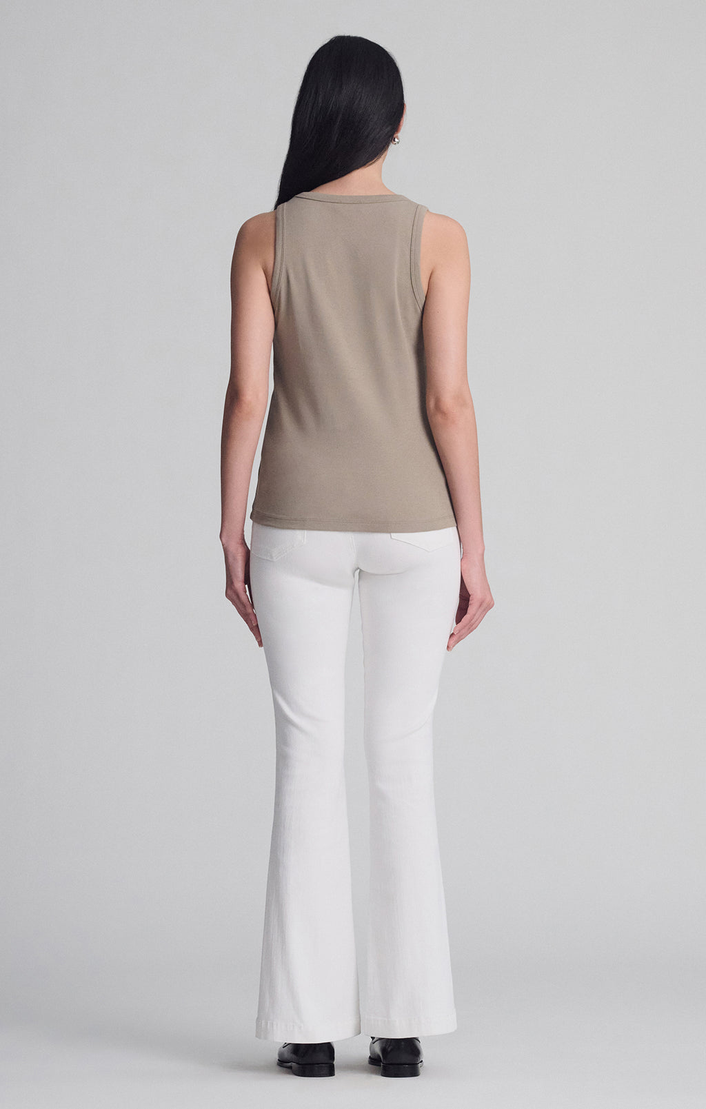 CONTOUR TANK TOP IN ROASTED CASHEW - Mavi Jeans