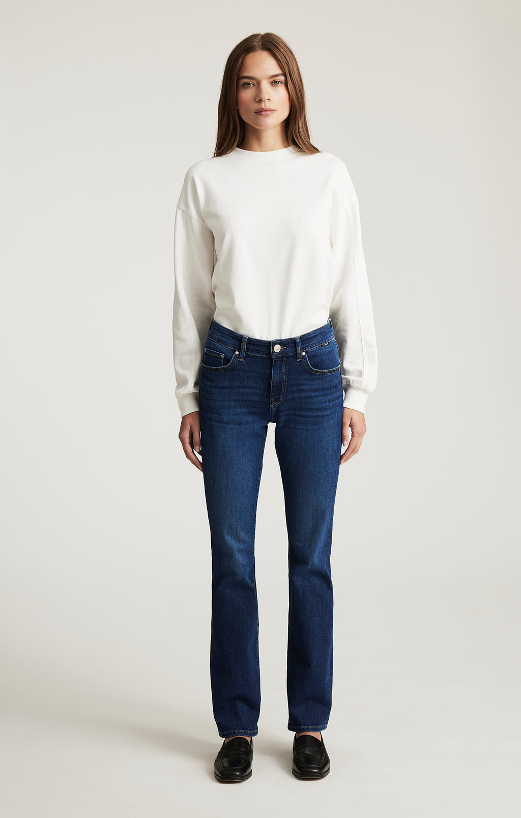 MOLLY BOOTCUT IN DARK BRUSHED TRIBECA - Mavi Jeans