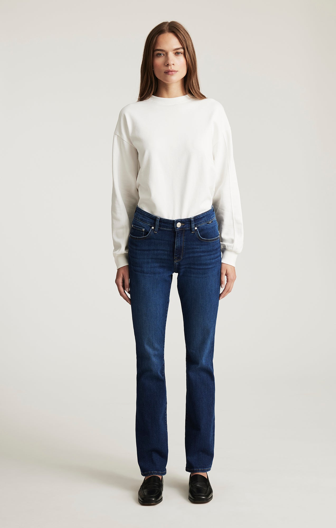 MOLLY BOOTCUT IN DARK BRUSHED TRIBECA - Mavi Jeans