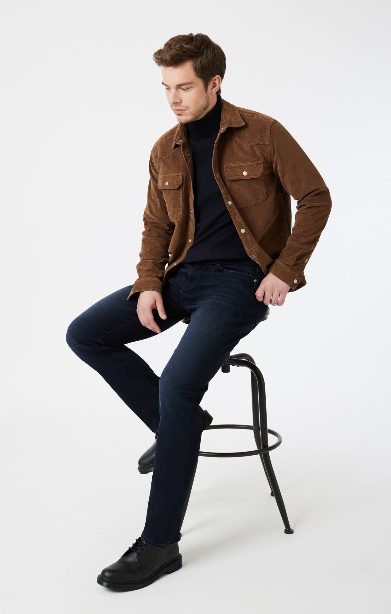 ZACH STRAIGHT LEG IN DEEP FOGGY SUPERMOVE - Mavi Jeans