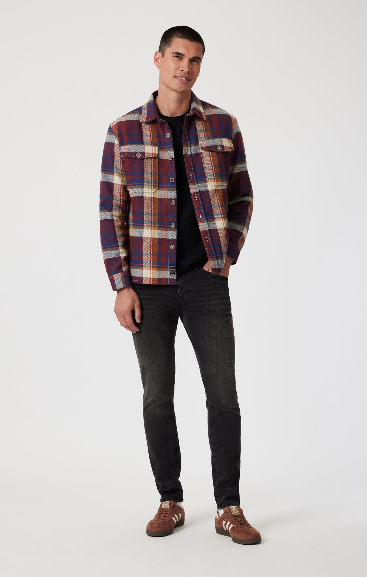 Mavi Men's Jake Slim Leg In Smoke Austin – Mavi Jeans