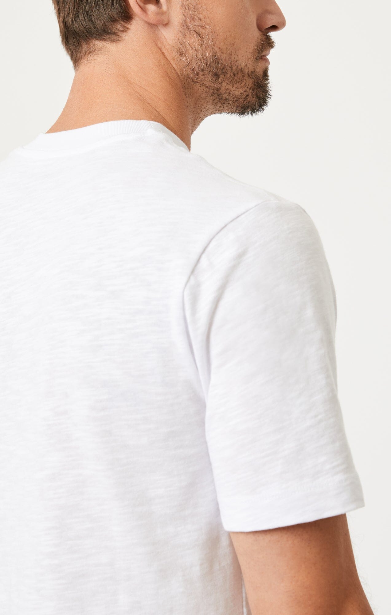 SHORT SLEEVE T-SHIRT IN WHITE - Mavi Jeans