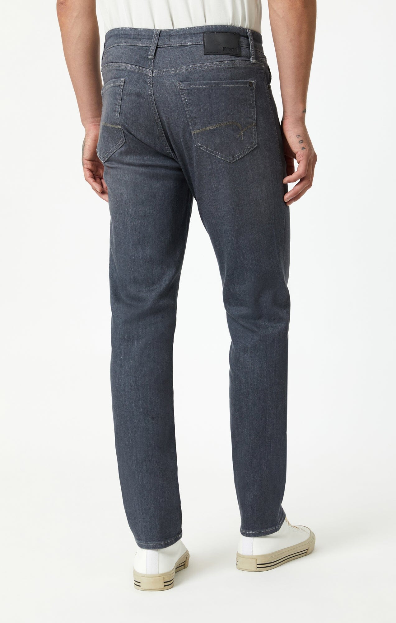 Mavi Men's Steve Athletic Fit Jeans In Light Grey