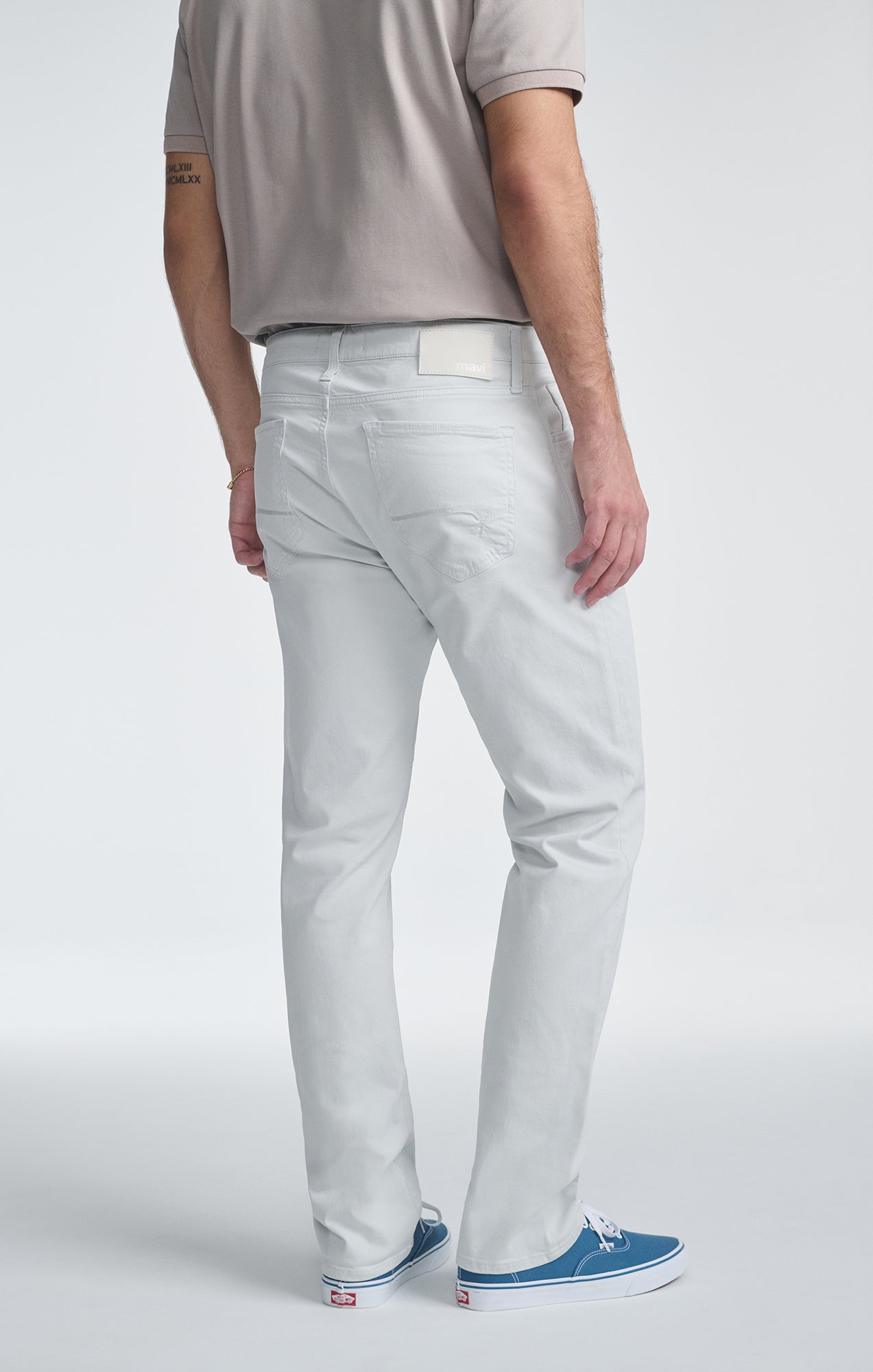 ZACH STRAIGHT LEG IN IVORY TWILL - Mavi Jeans