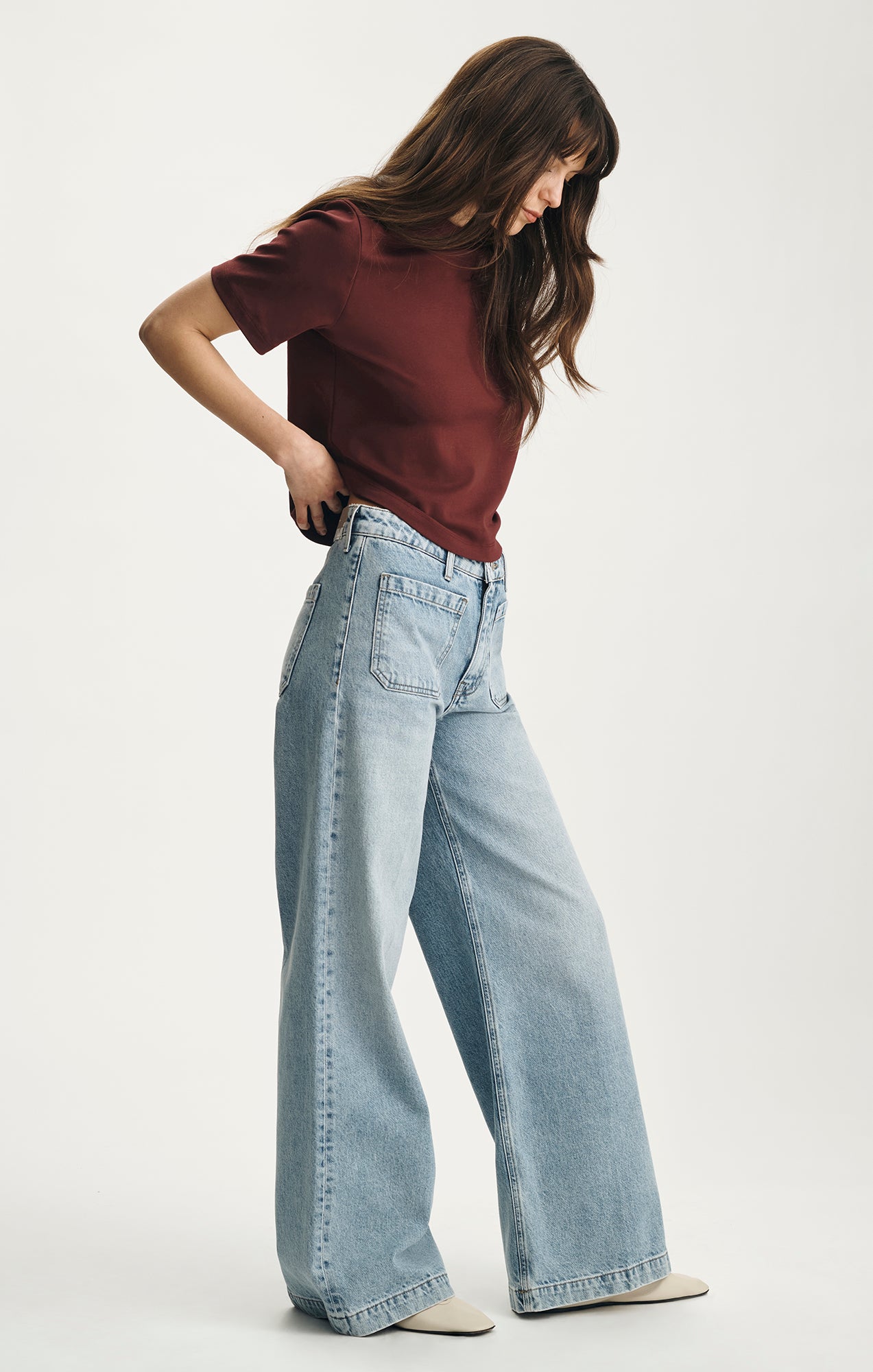 Mavi Women's Christine Wide Leg In Light Classic Denim – Mavi Jeans