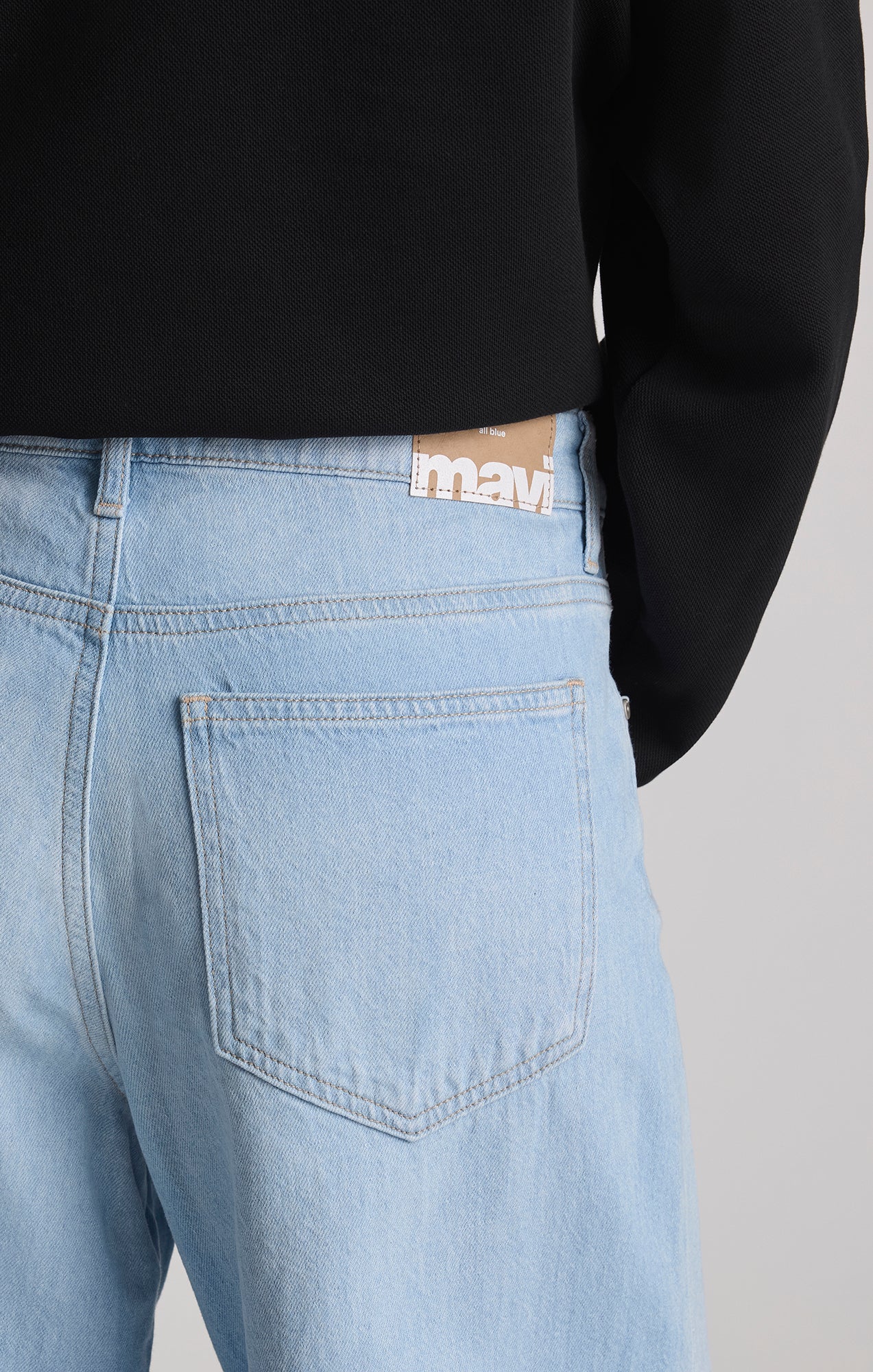JOY WIDE LEG IN LIGHT LINEN DENIM - Mavi Jeans