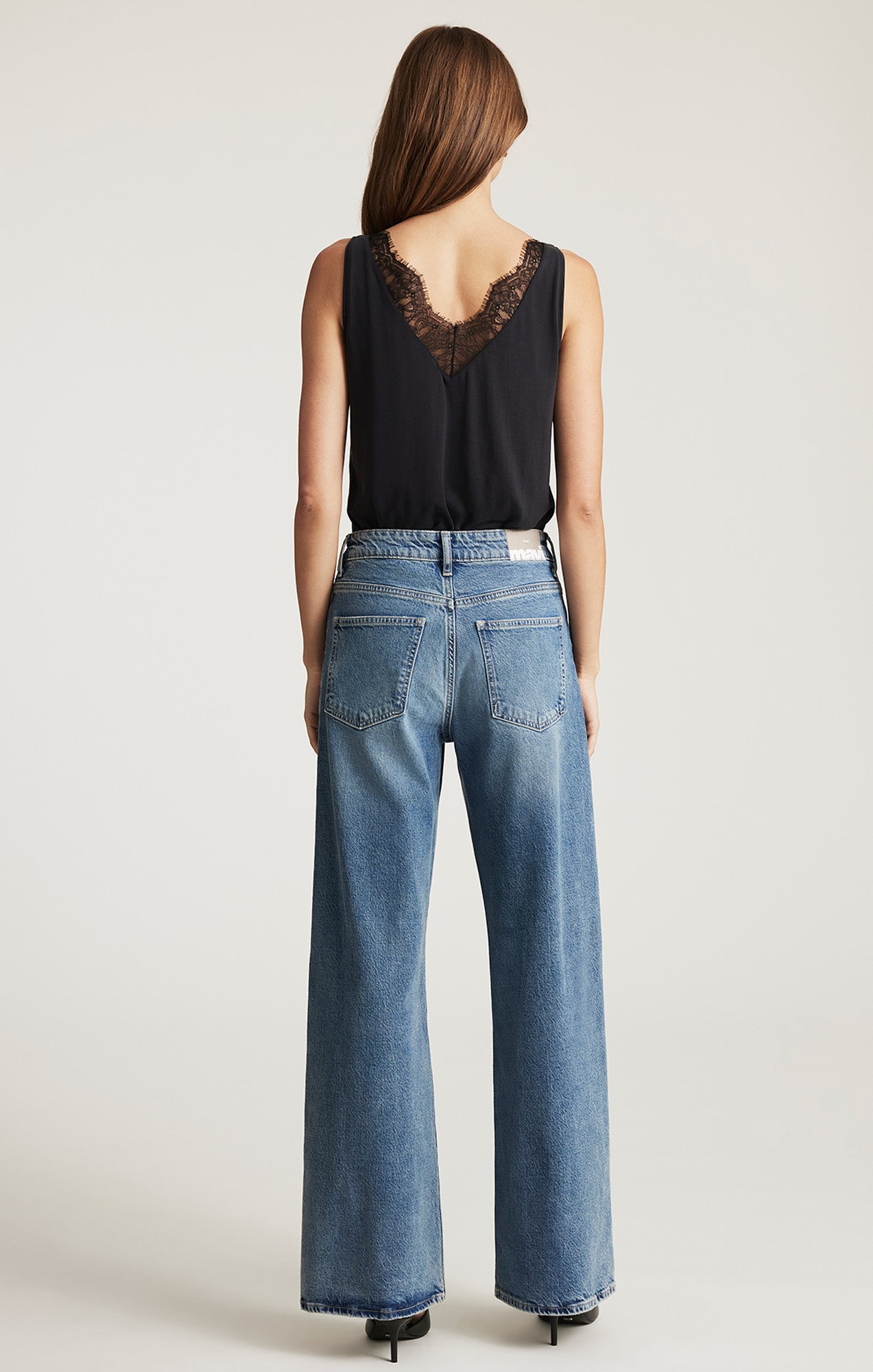 FLORIDA WIDE LEG IN DARK USED CLASSIC BLUE - Mavi Jeans