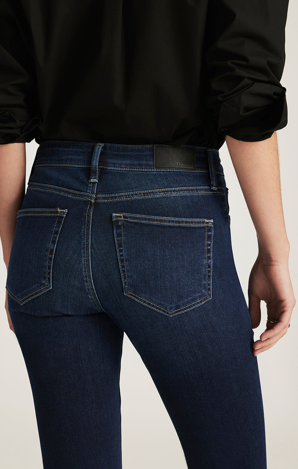 MOLLY BOOTCUT IN DEEP BRUSHED FEATHER LUXE - Mavi Jeans